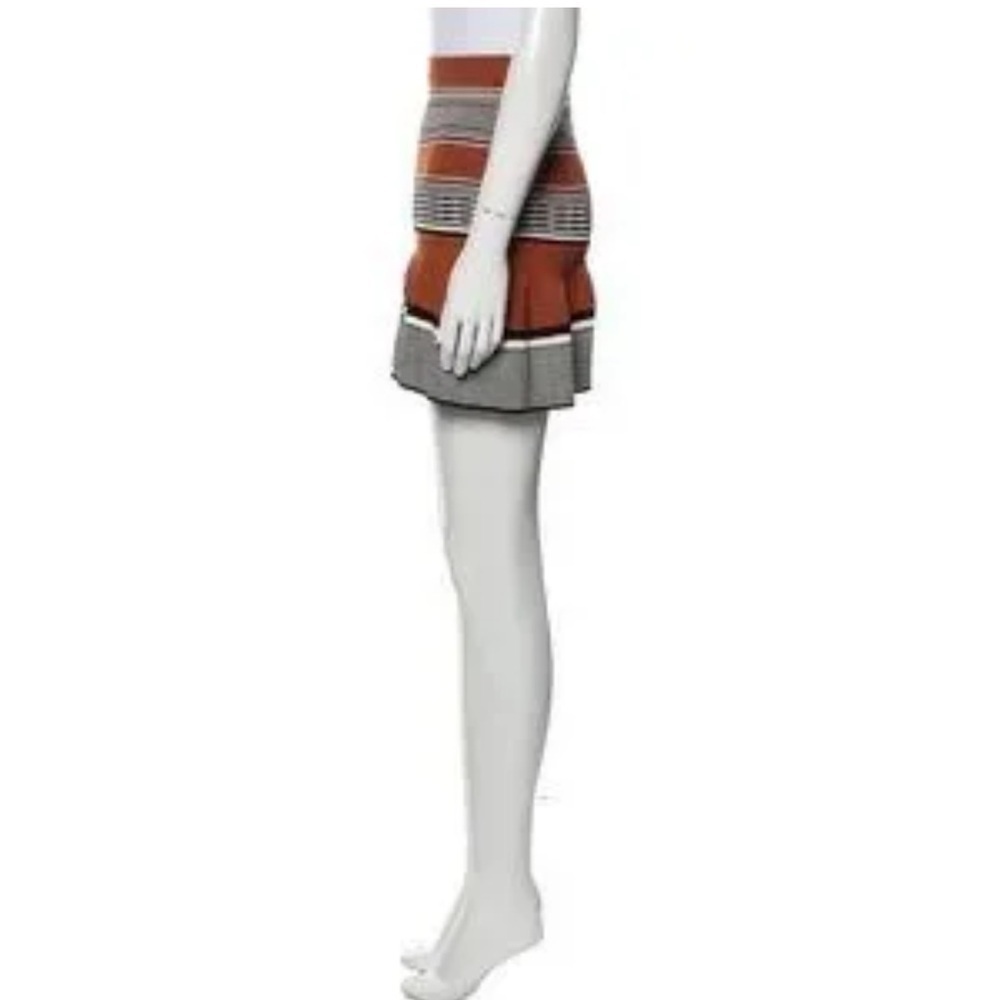 Sandro Textured Knit Ruffle Mini Skirt - Picture 5 of 13